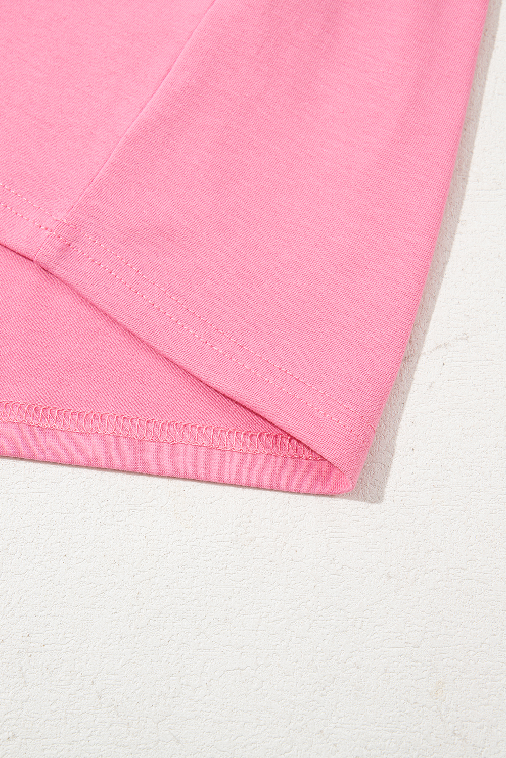 Plus Size Bonbon Corded Patchwork Pocketed  T Shirt