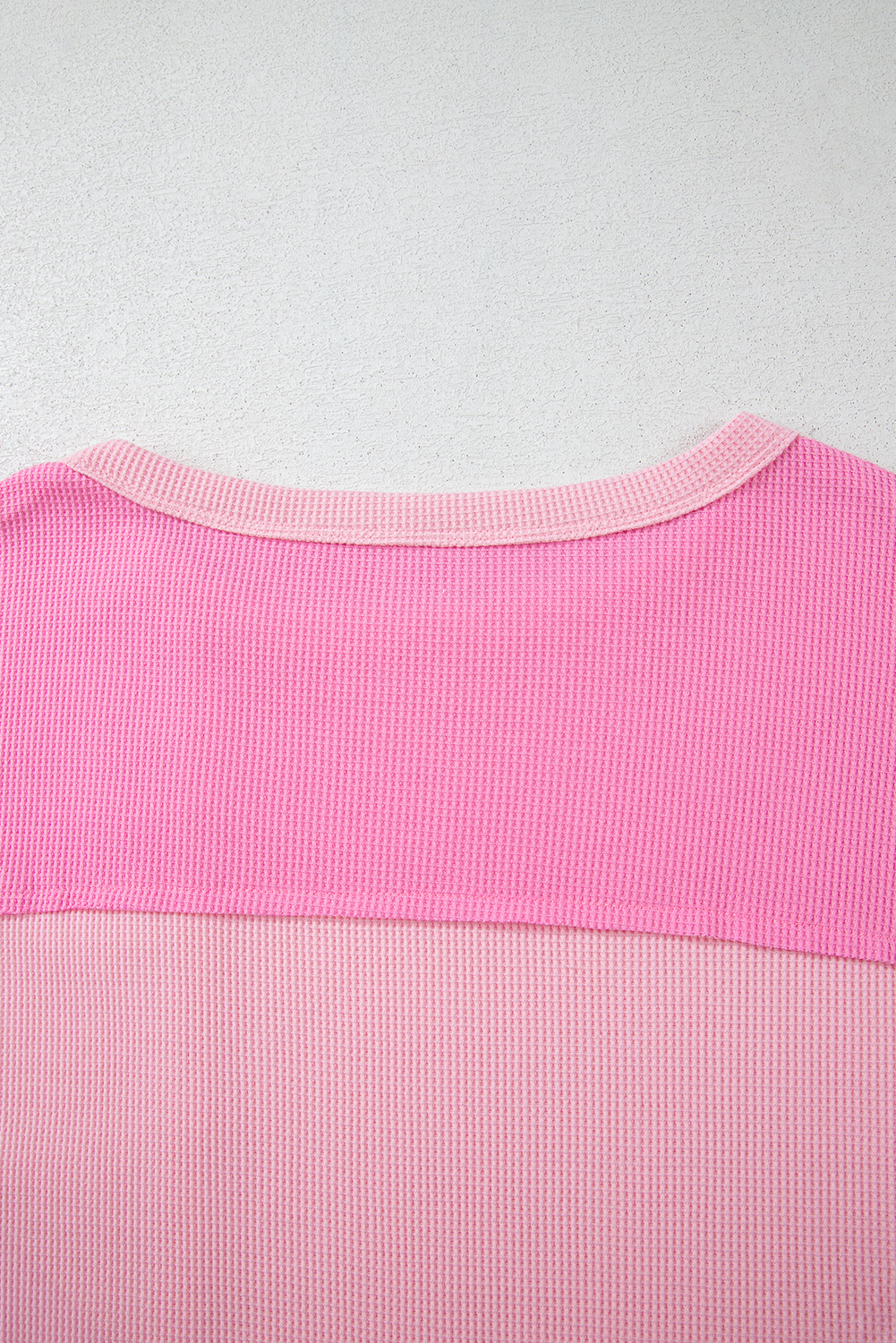 Plus Size Pink Stripe Patchwork Colorblock  T Shirt