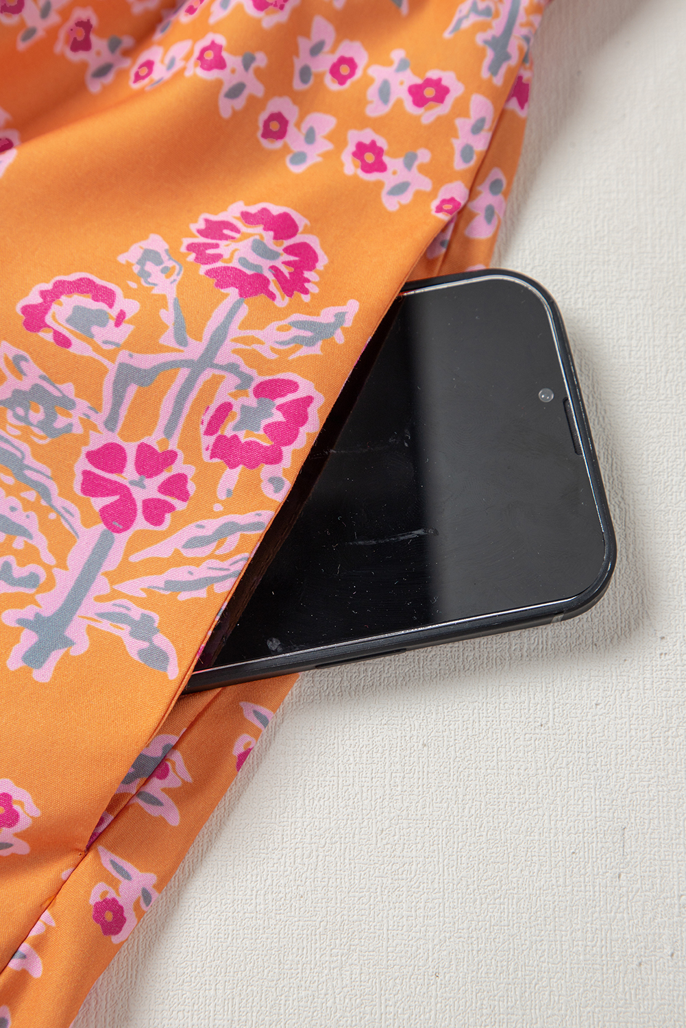 Plus Size Pink Boho Paisley Floral Mixed Patchwork Tassel Tie  Midi Dress