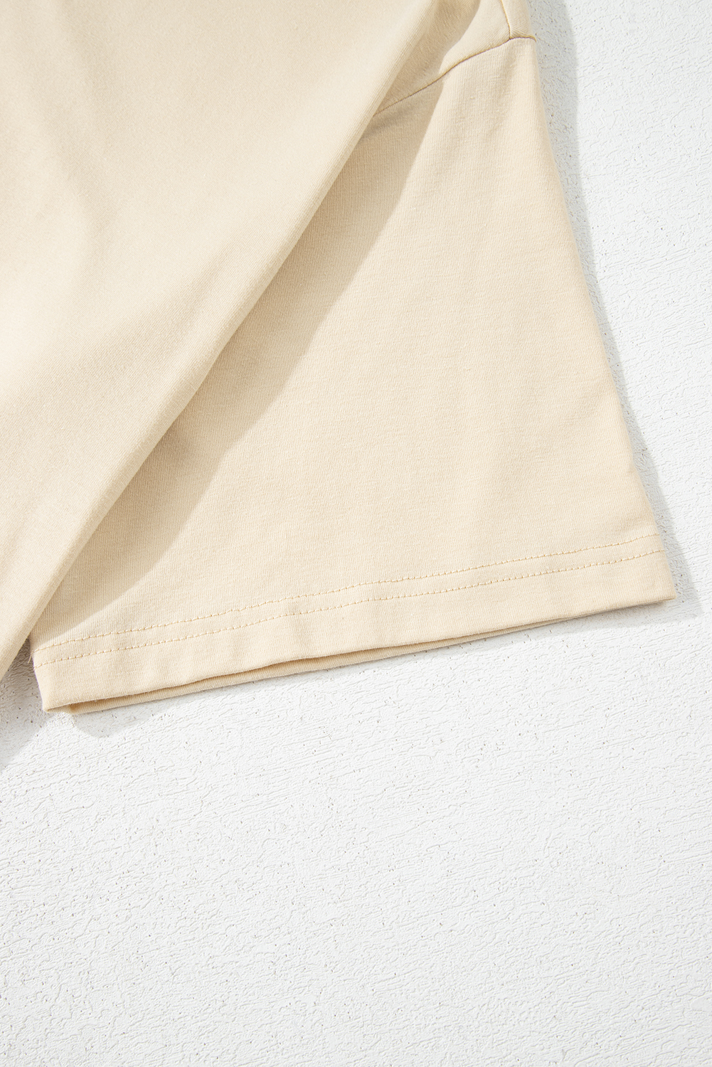 Parchment  Western Burro Cactus Crew Neck Graphic Tee