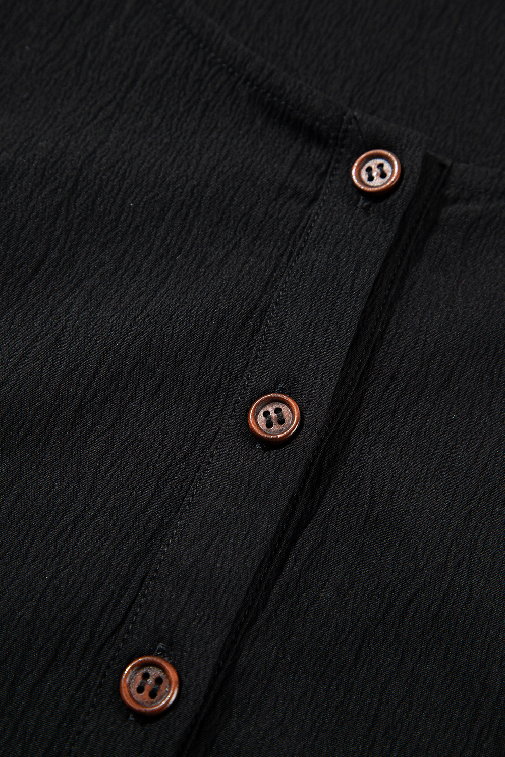 Plus Size Black  Sleeveless Button Front Loose Jumpsuit