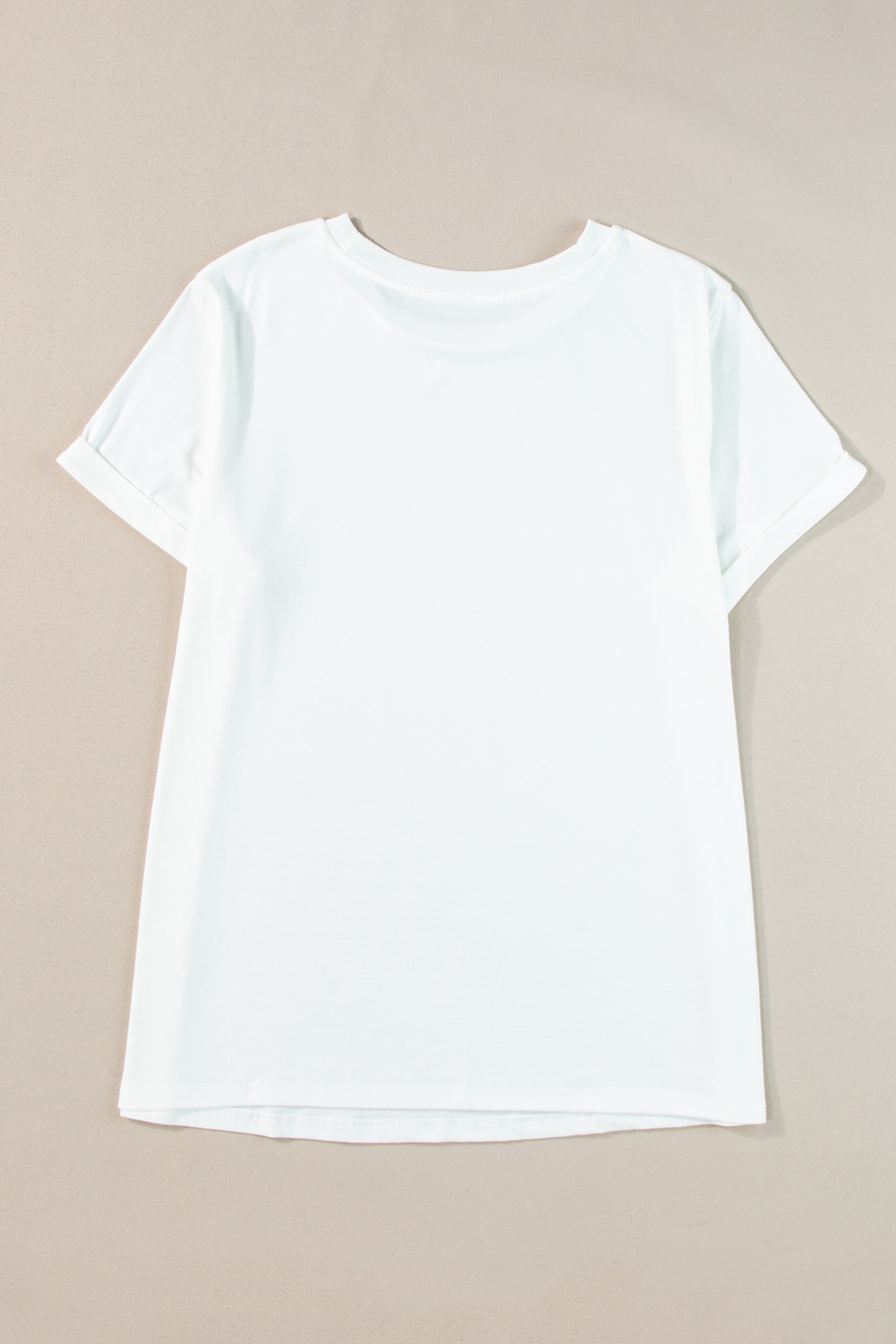 Plus Size Curvy White Bow USA Flag Print  Independence Day T Shirt