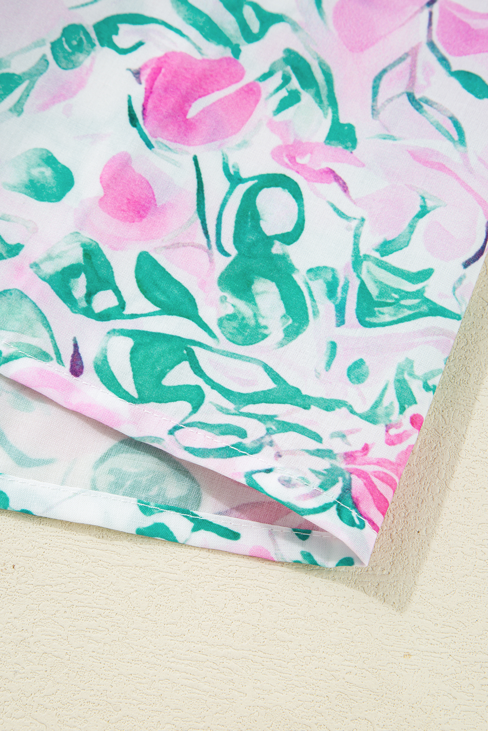 Plus Size White Floral Print Ric-rac Trim Square Neck  Mini Dress