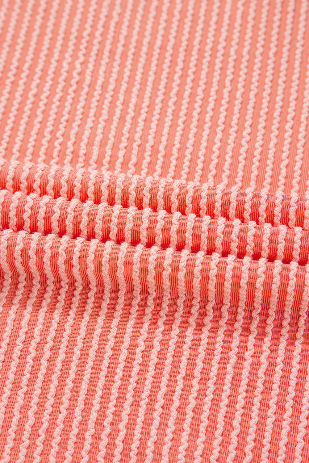 Plus Size Carrot Twist Rib Colorblock Hi Low  Short Sleeve Top