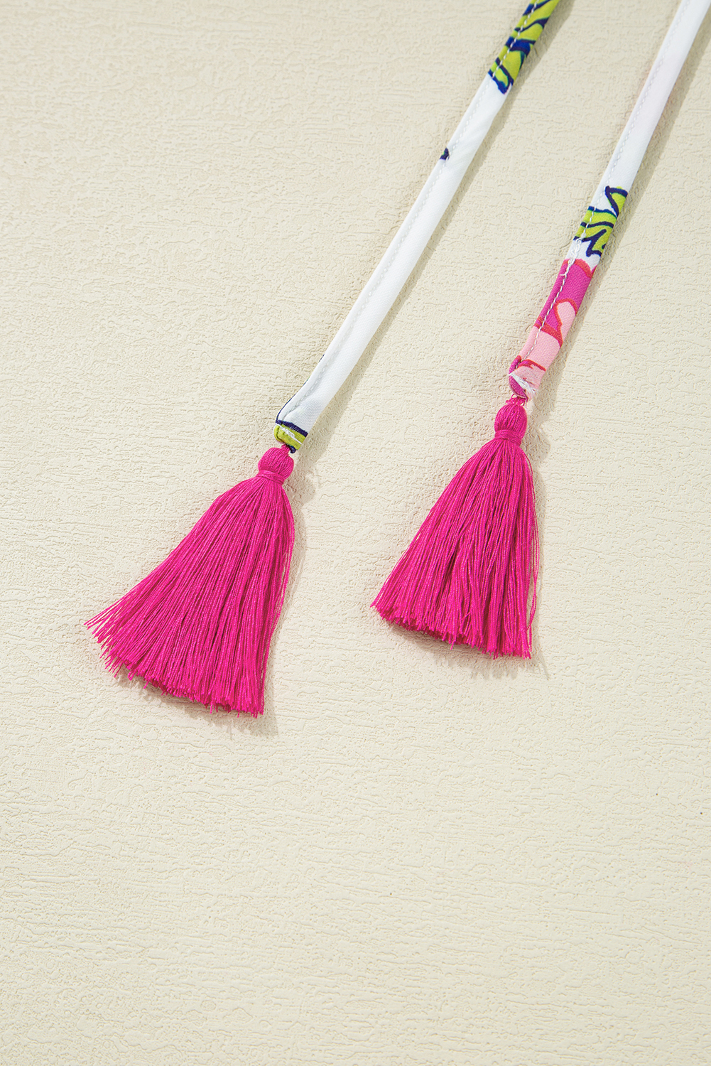 Plus Size Rose Vintage Floral Print Contrast Notched V Neck  Summer Blouse