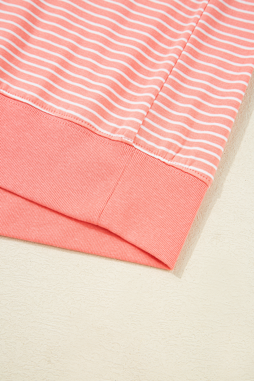 Plus Size Orange Stripe Loose Polo T Shirt and Shorts  2pcs Outfit