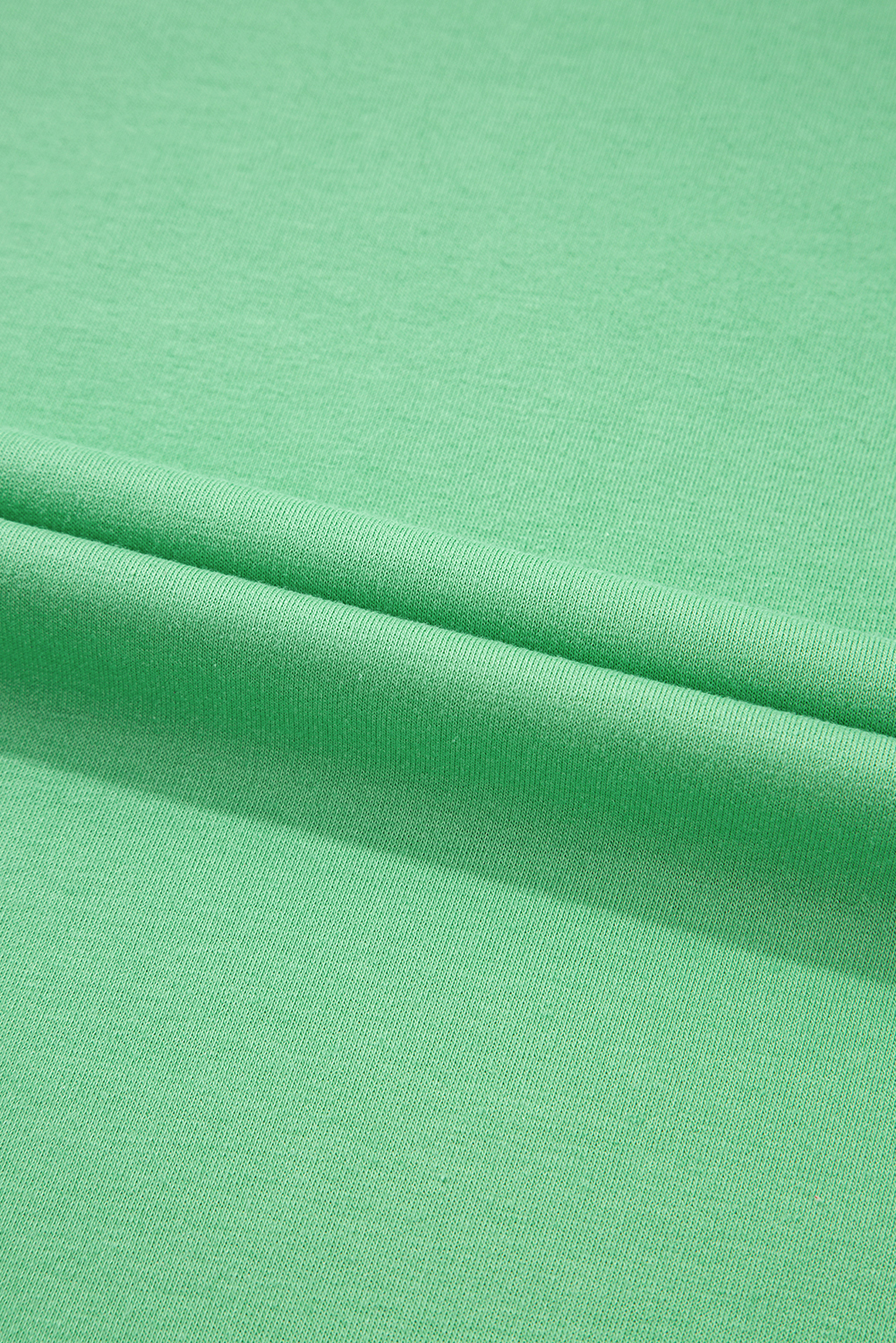 Plus Size Mint Green  V Neck Tee Patched Pocket Drawstring Shorts Set