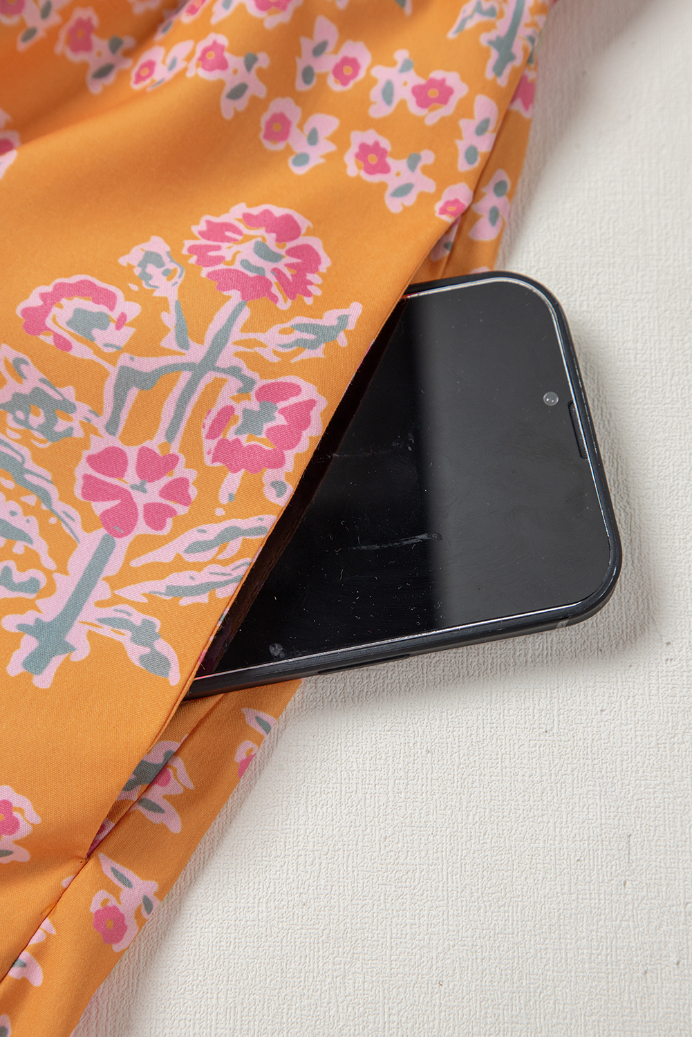 Plus Size Pink Boho Paisley Floral Mixed Patchwork Tassel Tie  Midi Dress