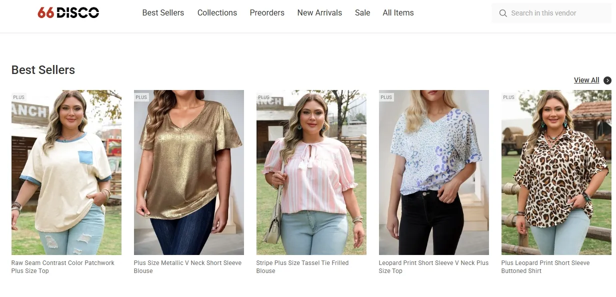 66disco fashiongo store