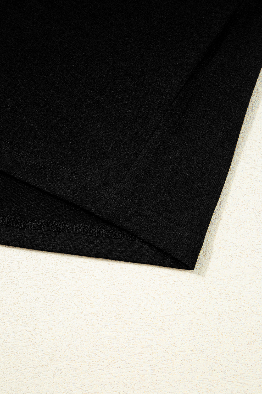 Plus Size Black Floral Mesh Patchwork Loose V Neck  T Shirt