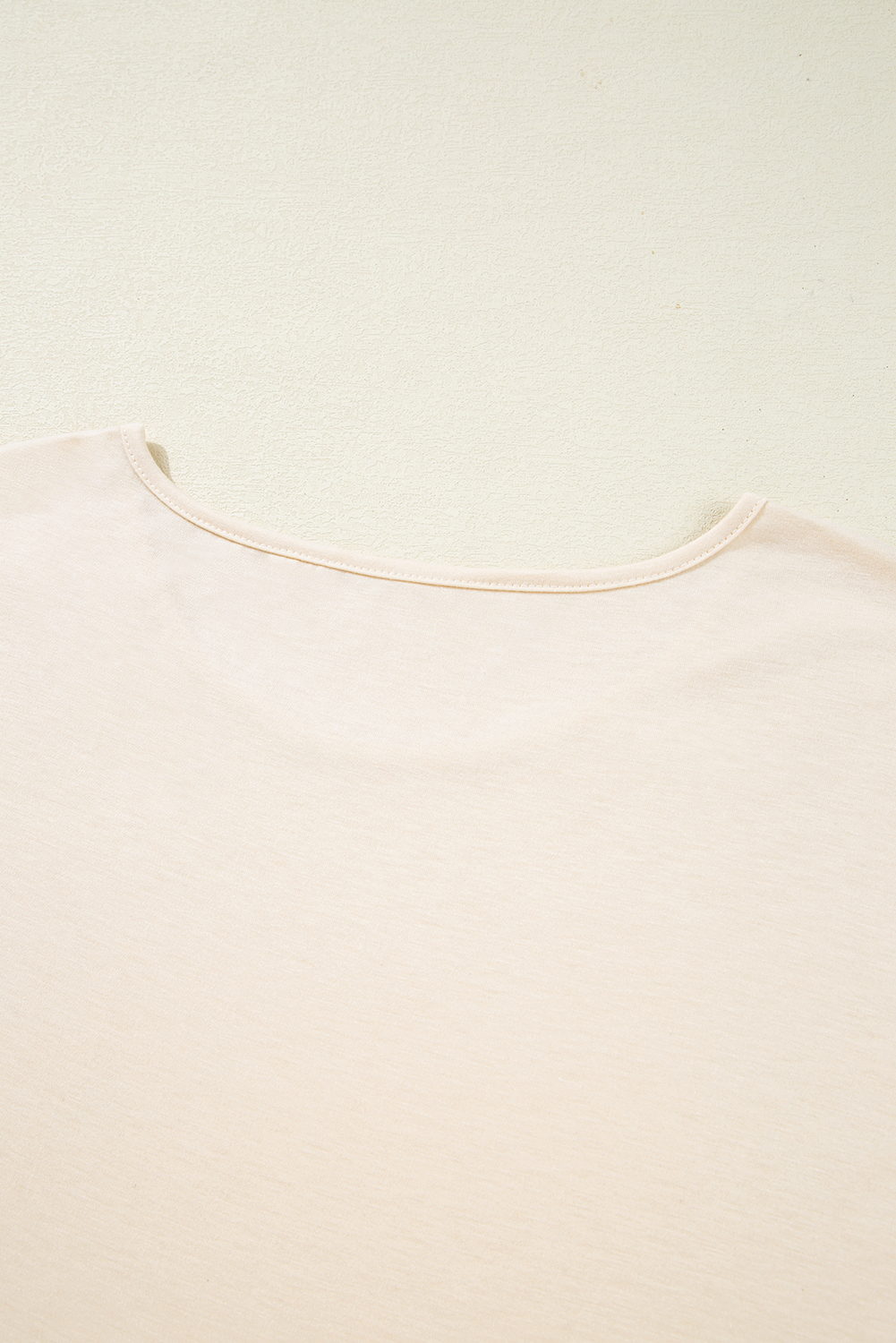 Plus Size Parchment Lace Patchwork Short Sleeve Round Neck  Summer Top