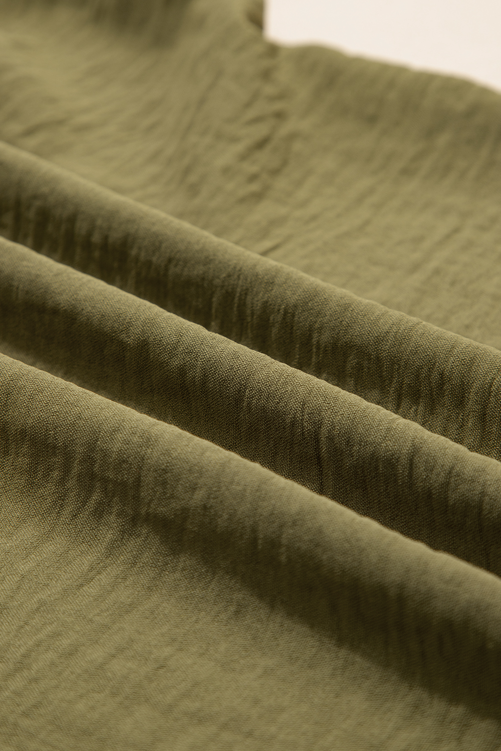 Plus Size Four Leaf Clover Textured Half Sleeve V Neck  T Shirt with Chest Pocket