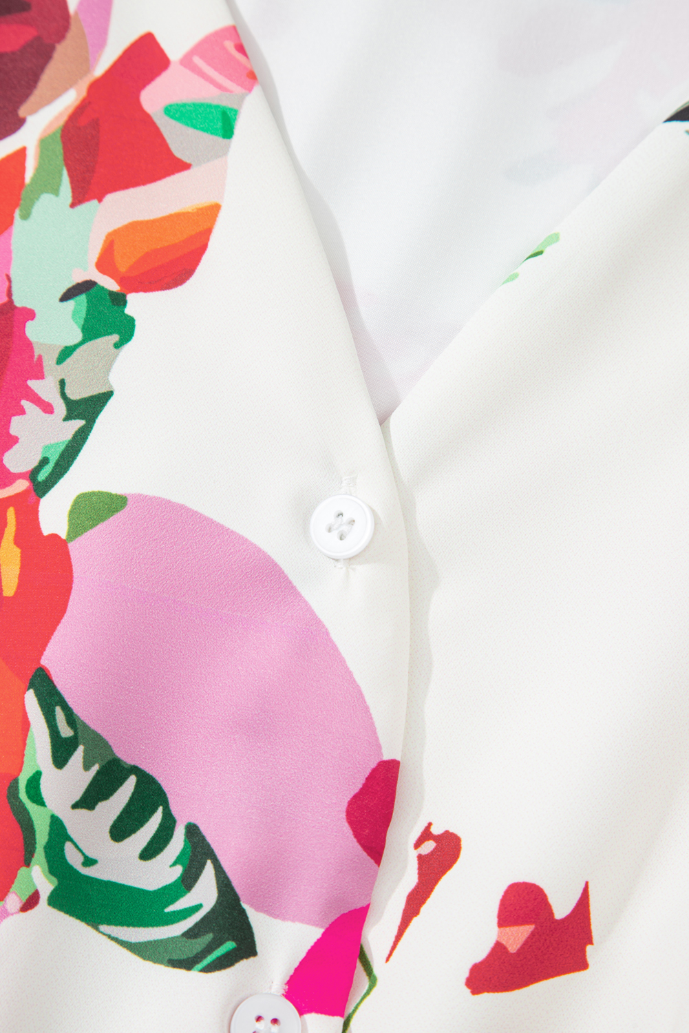 Plus Size Pink Floral Print V Neck Ruffle Sleeve  Midi Dress