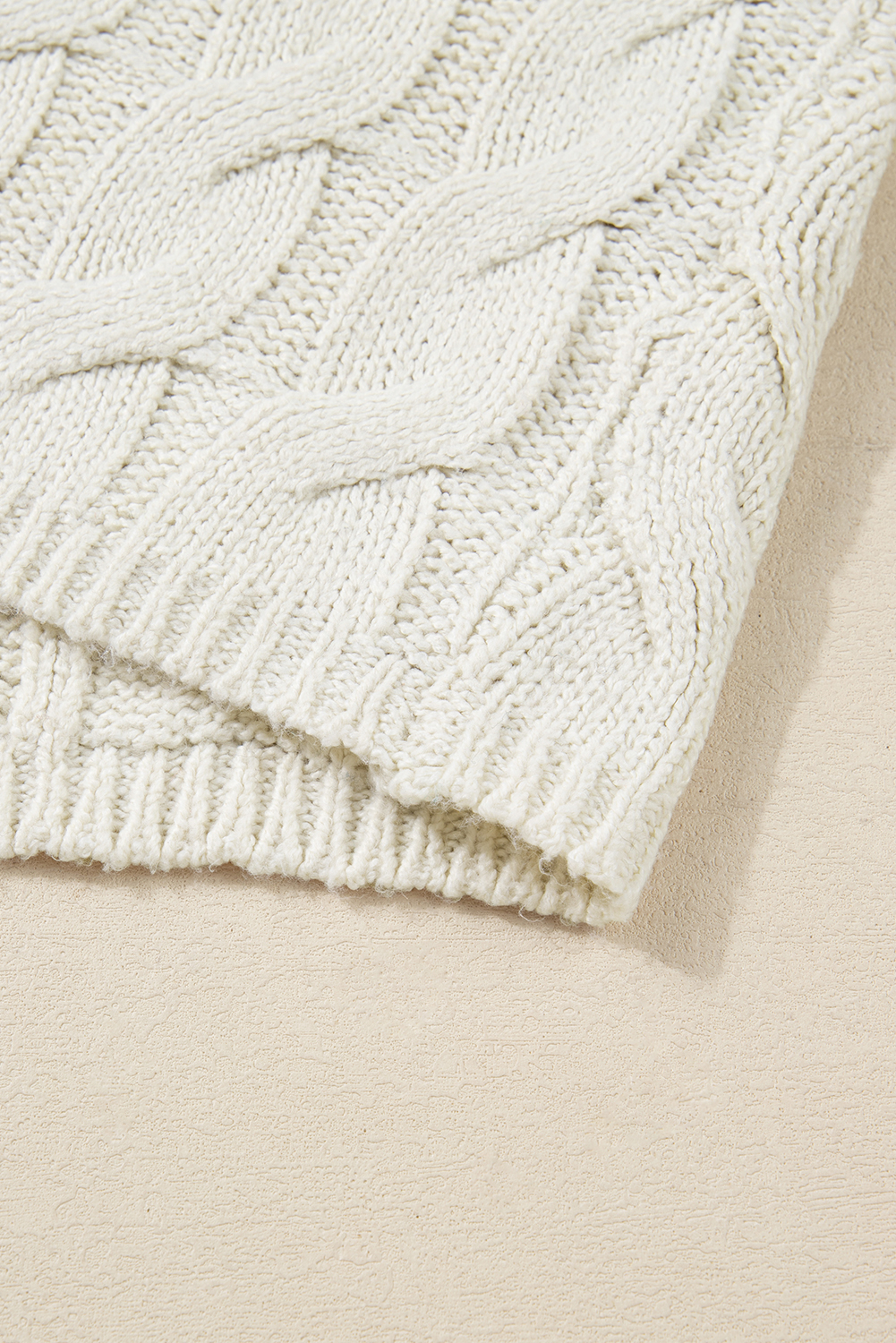 Plus Size Brown  Color Block Patchwork Knotted Back Loose Fit Sweater