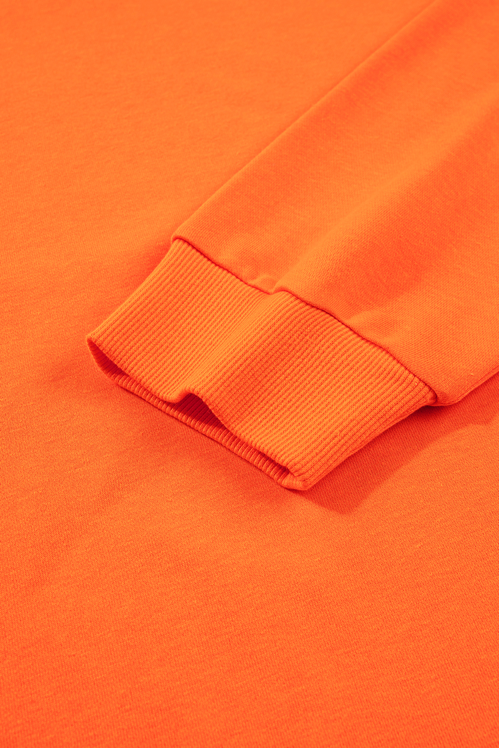 Plus Size Orange  Varsity Striped Drop Shoulder Pullover Drawstring Elastic Waistband Short Set