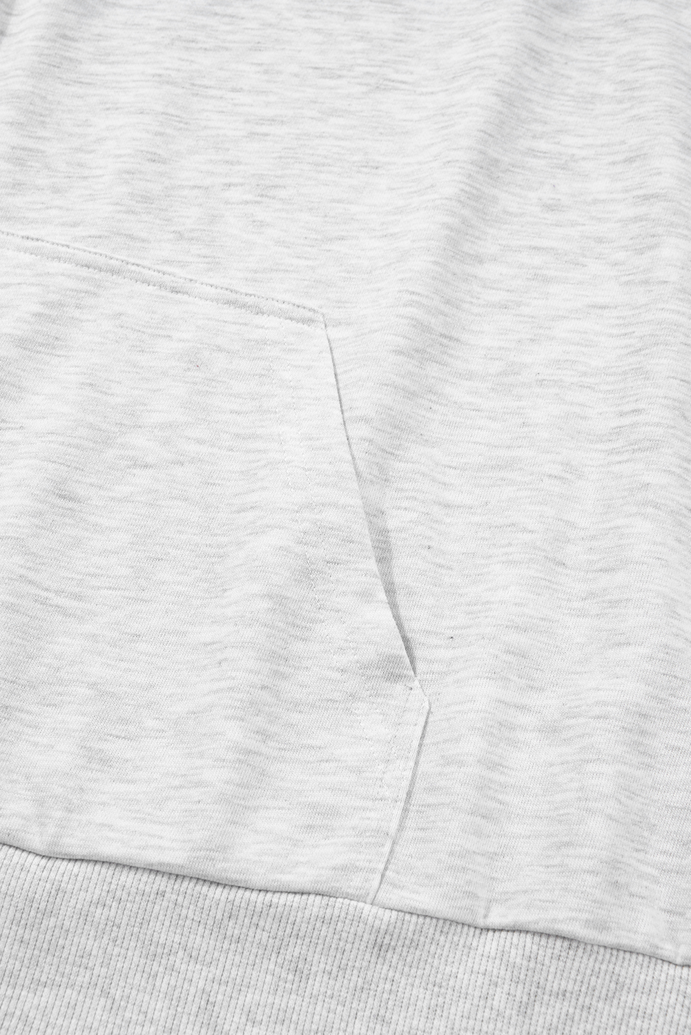 Plus Size Light Grey Camouflage Patchwork Asymmetric Sleeve  Hoodie