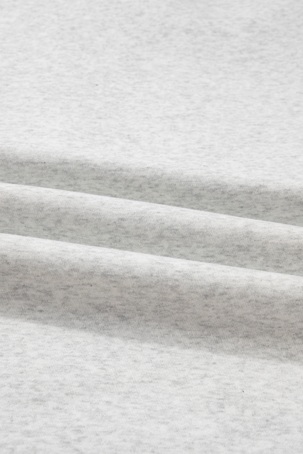 Plus Size Gray Camo Leaves Patchwork Zipped Collar Pullover  Sweatshirt