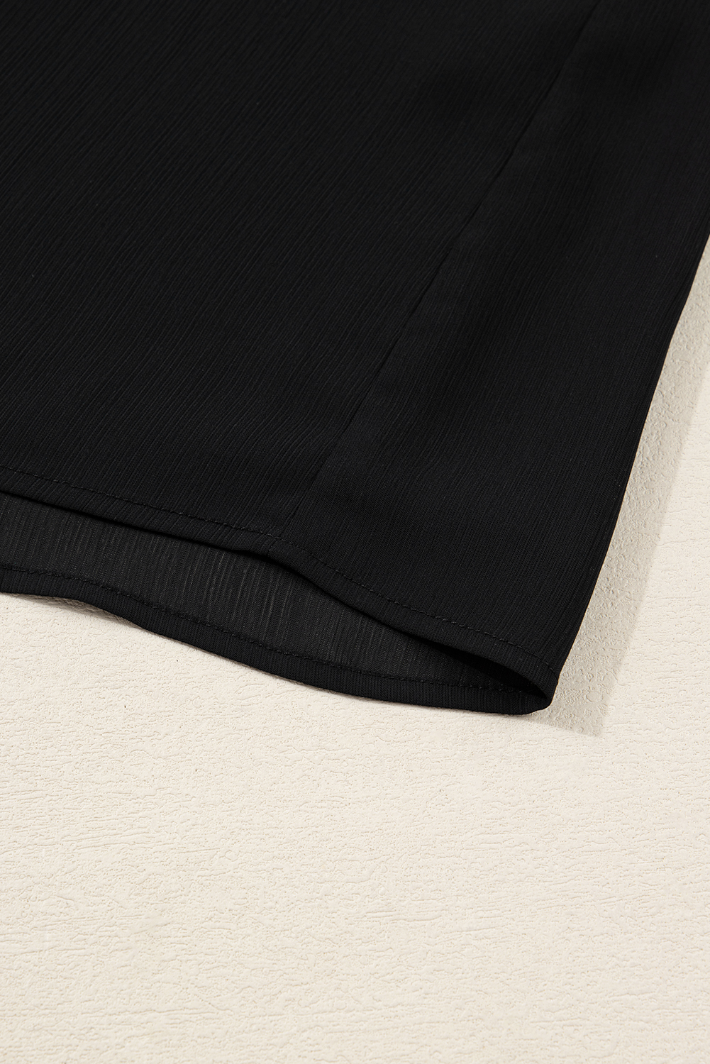 Plus Size Black Ruffle Balloon Sleeve Chiffon Elegant  Shirt