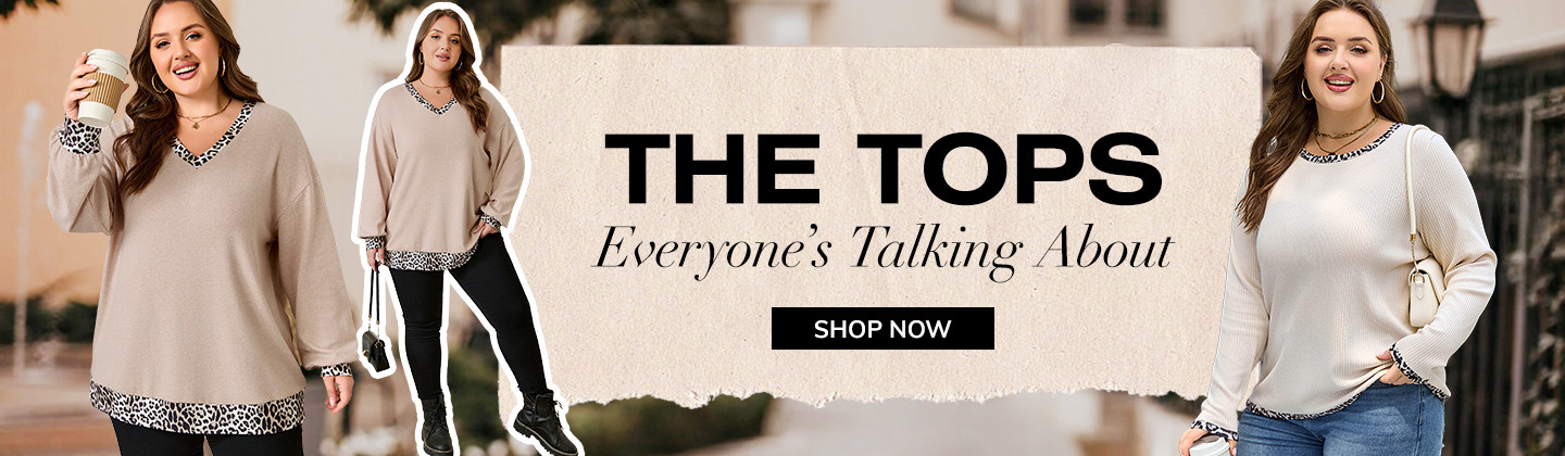 Wholesale Plus Size Tops & Tees