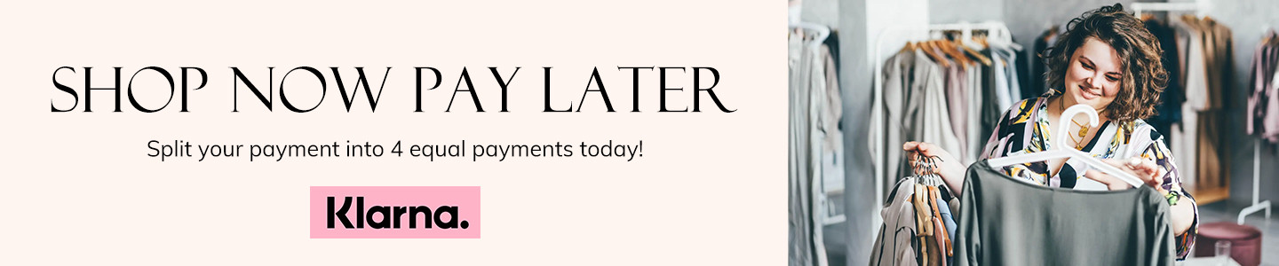 SHOP NOW PAY LATER, Split your payment into 4 equal payments today!