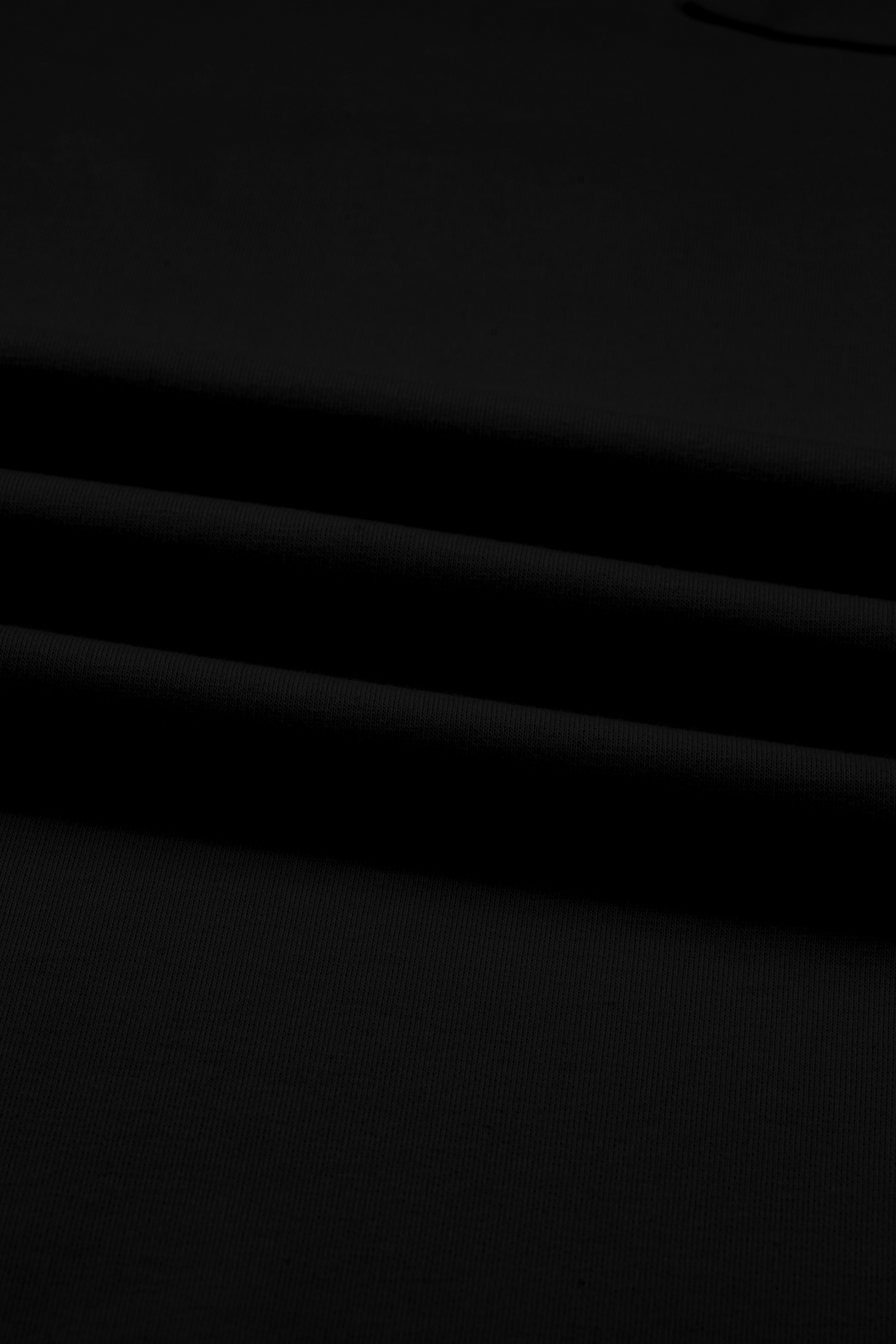 Plus Size Black  Elastic Waist Asymmetrical Hem Loose Capris Pants