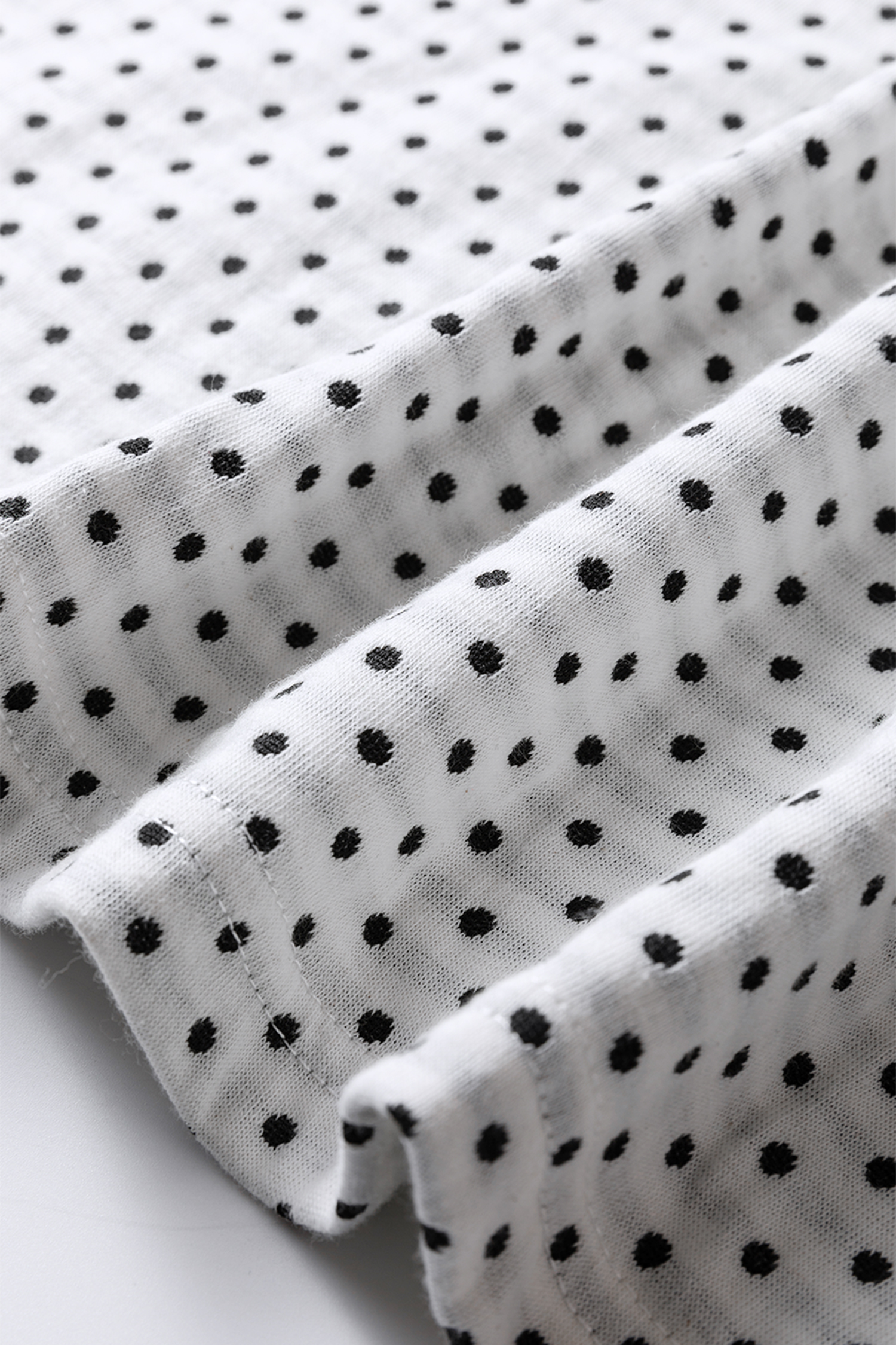 Plus Size Beige  Dot Print Striped Patchwork Long Sleeve Henley Top