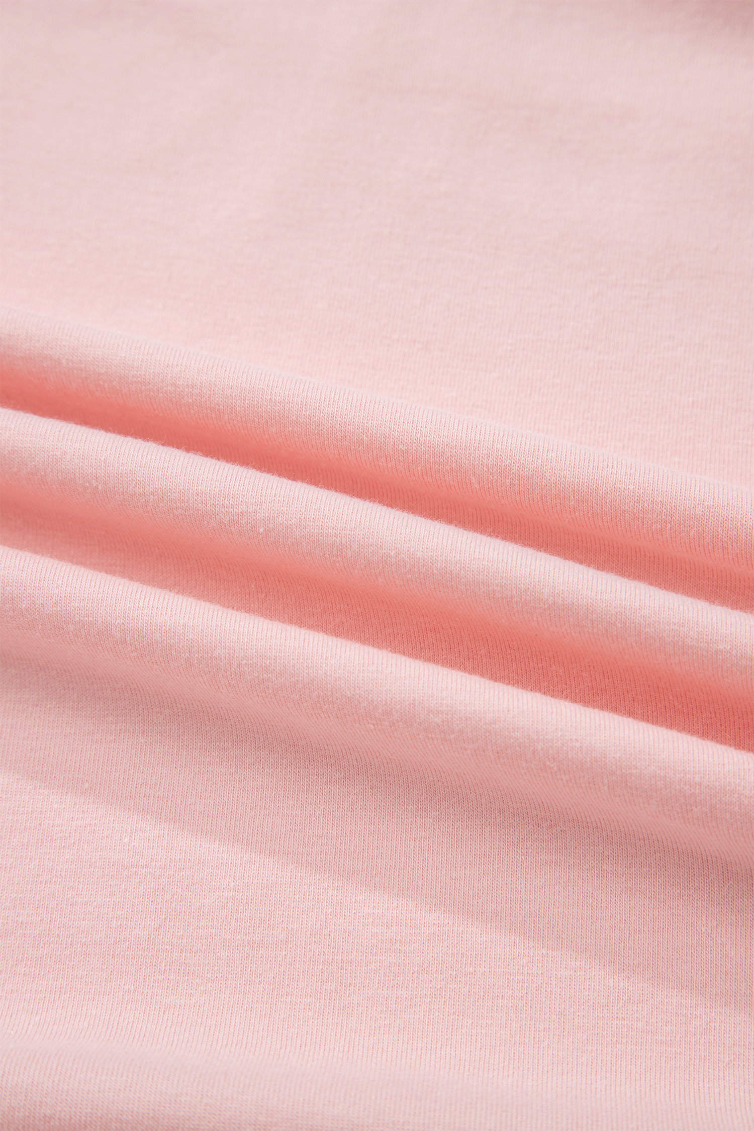 Plus Size Gossamer Pink  Solid Color Asymmetric Neck Short Sleeve Blouse