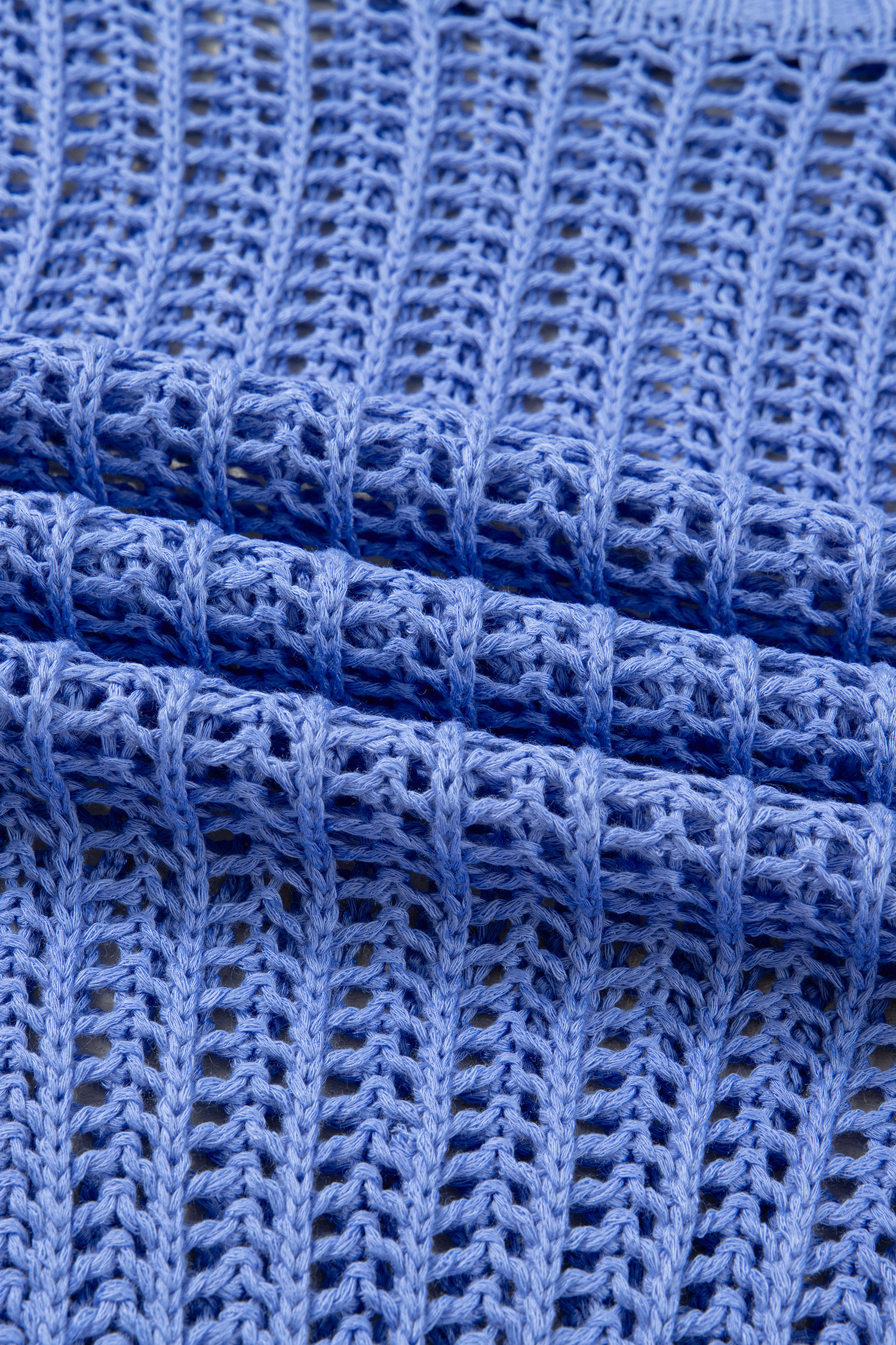 Plus Size Ashleigh Blue  Open Knit Bow Tie Short Sleeve Sweater