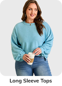 Wholesale Plus Size Long Sleeve Tops