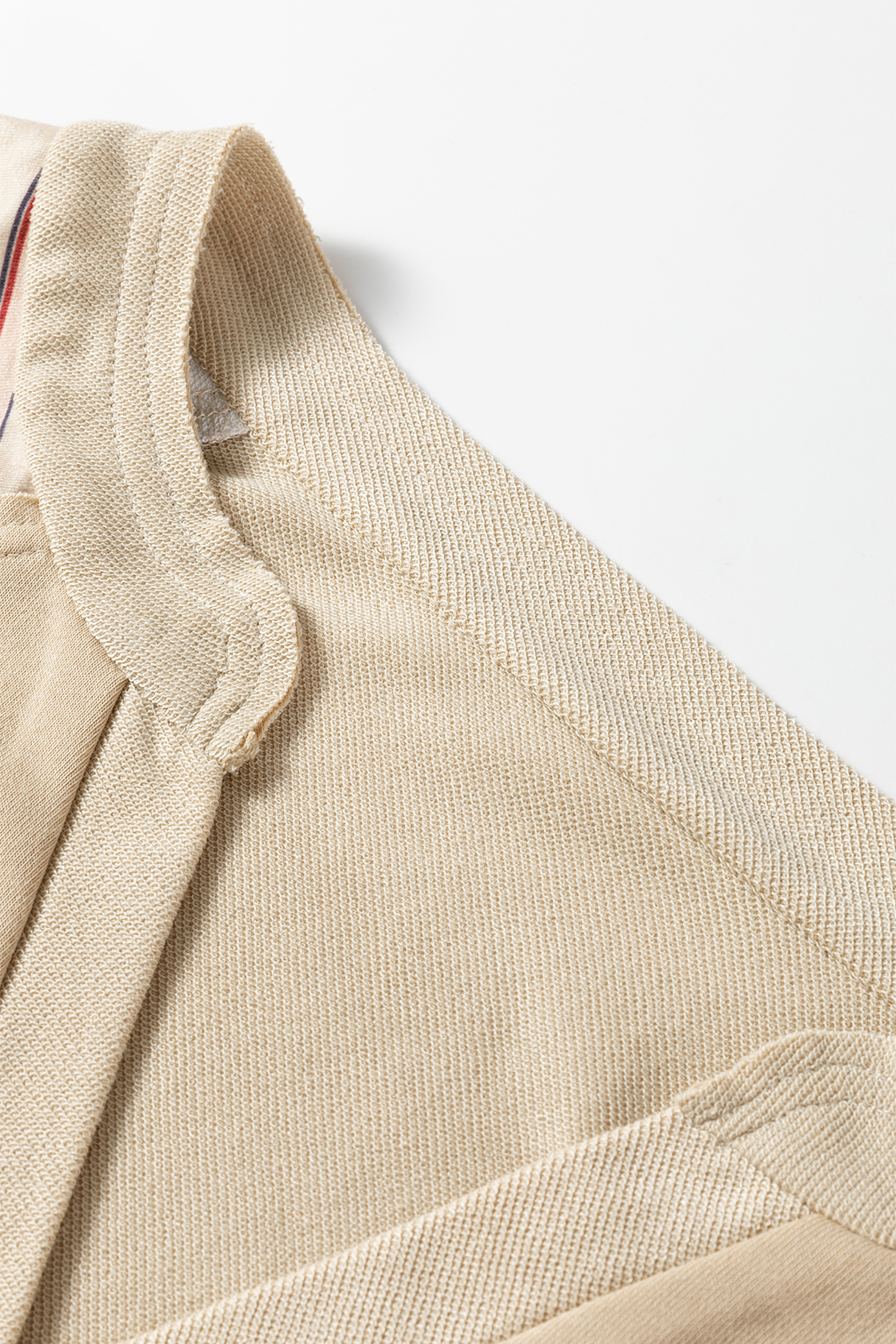 Plus Size Parchment Striped Raglan Sleeve Notched Neck Raw Edge  Jumper