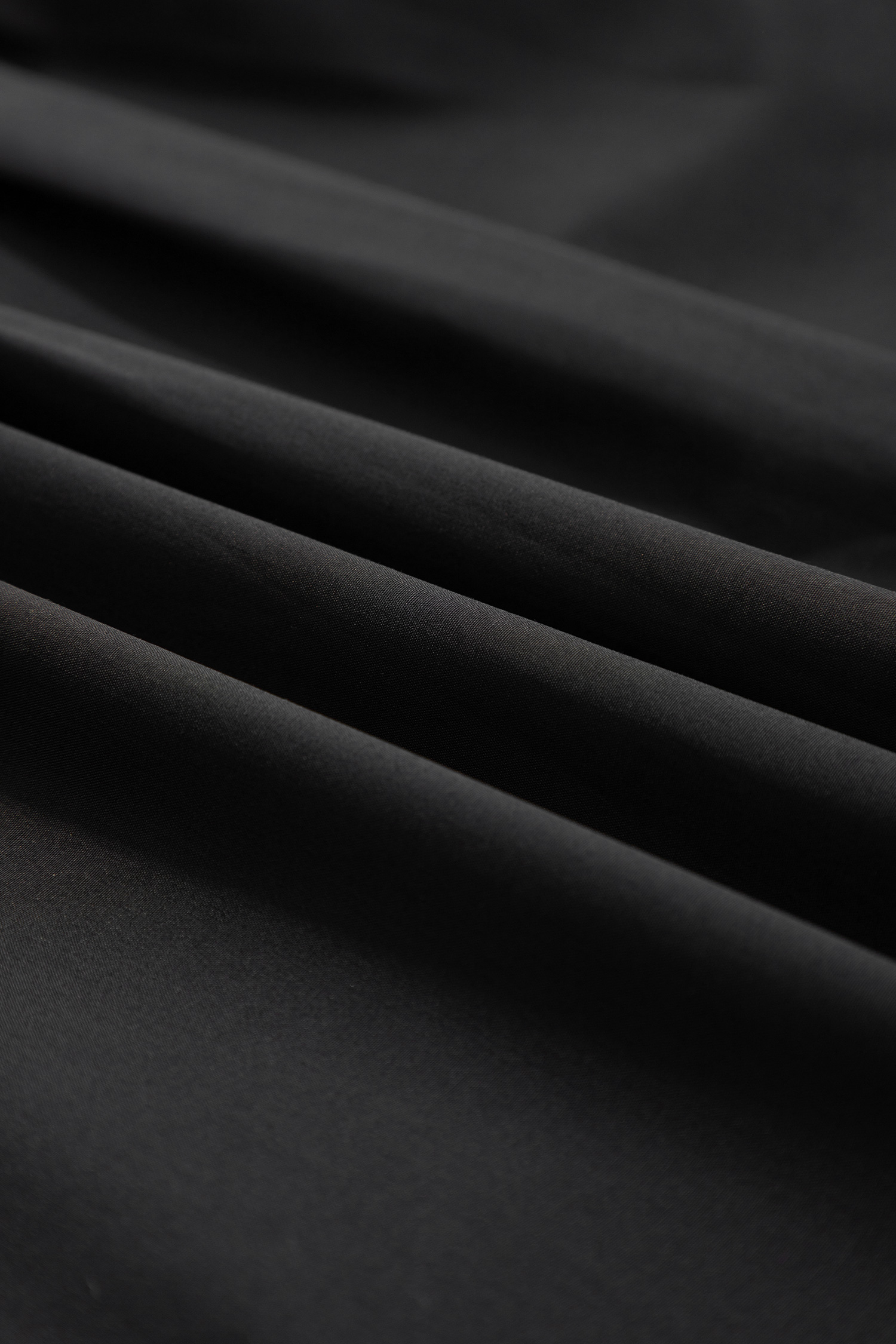 Plus Size Black  Split Neck Leopard Trim Flounced Long Sleeve Blouse