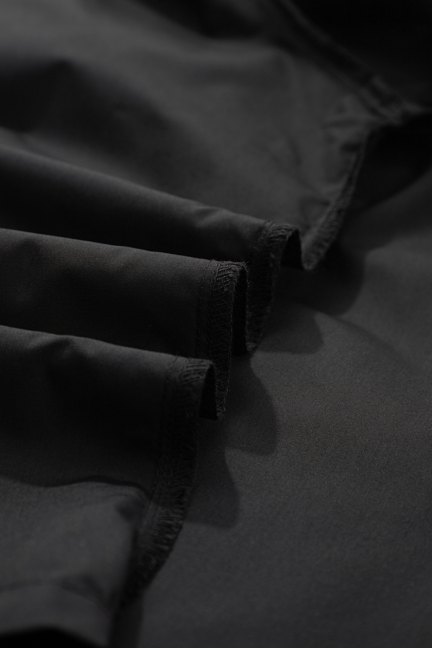 Plus Size Black  Split Neck Leopard Trim Flounced Long Sleeve Blouse