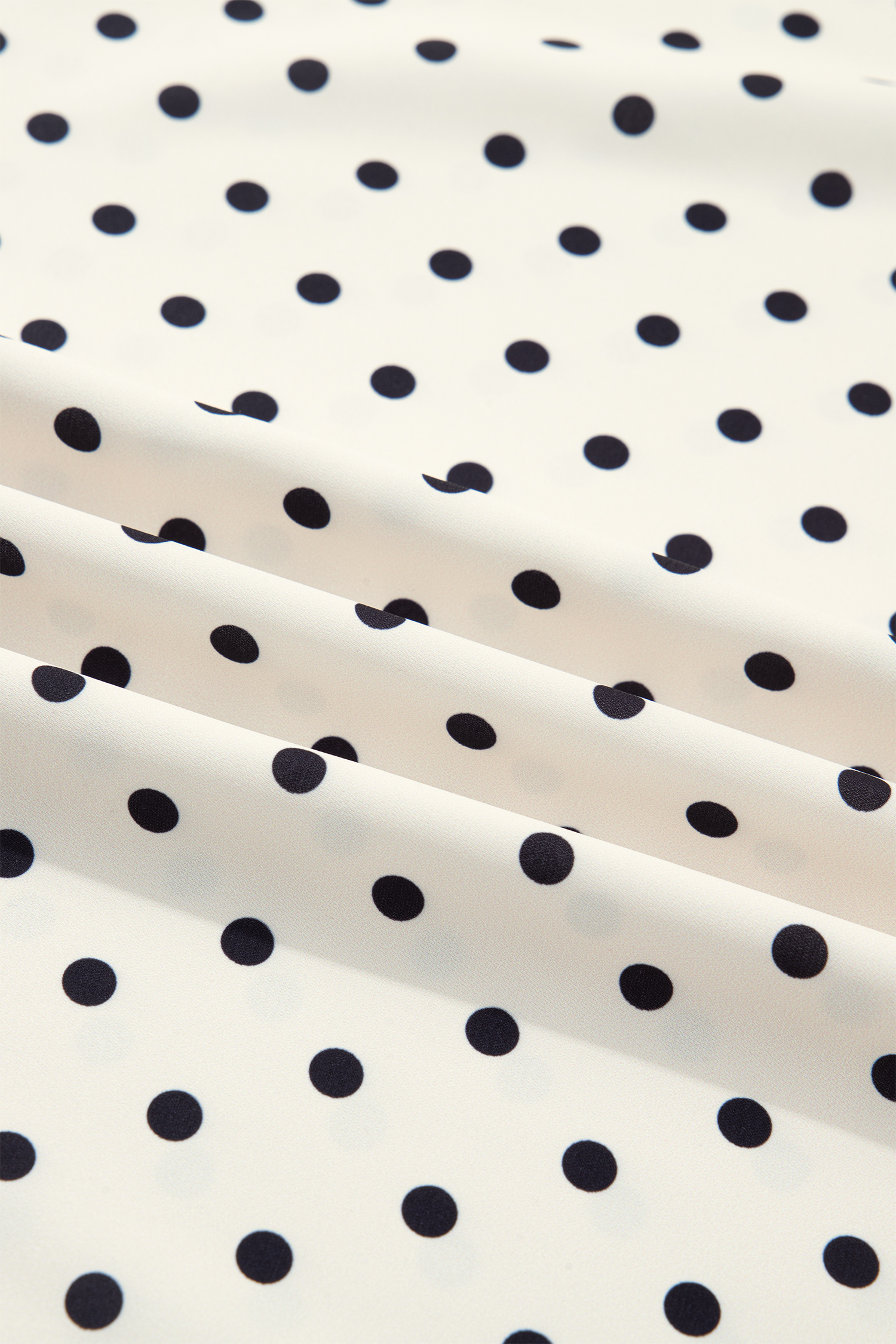 Plus Size Apricot  Polka Dot Print Lace Trim V Neck Sleeveless Top