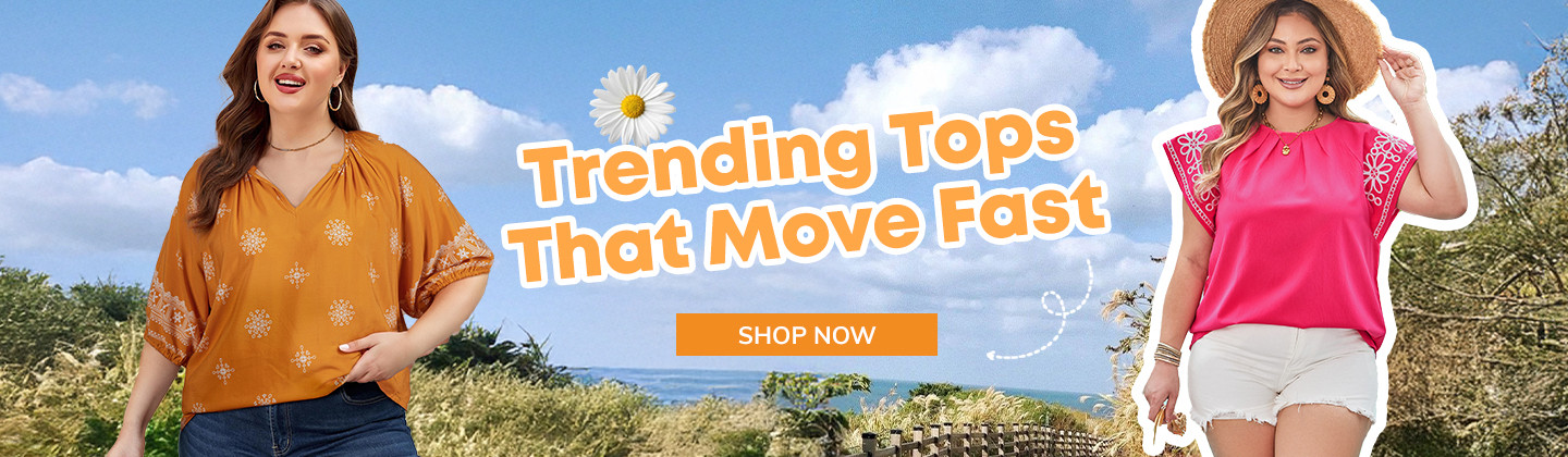 Wholesale Plus Size Tops & Tees