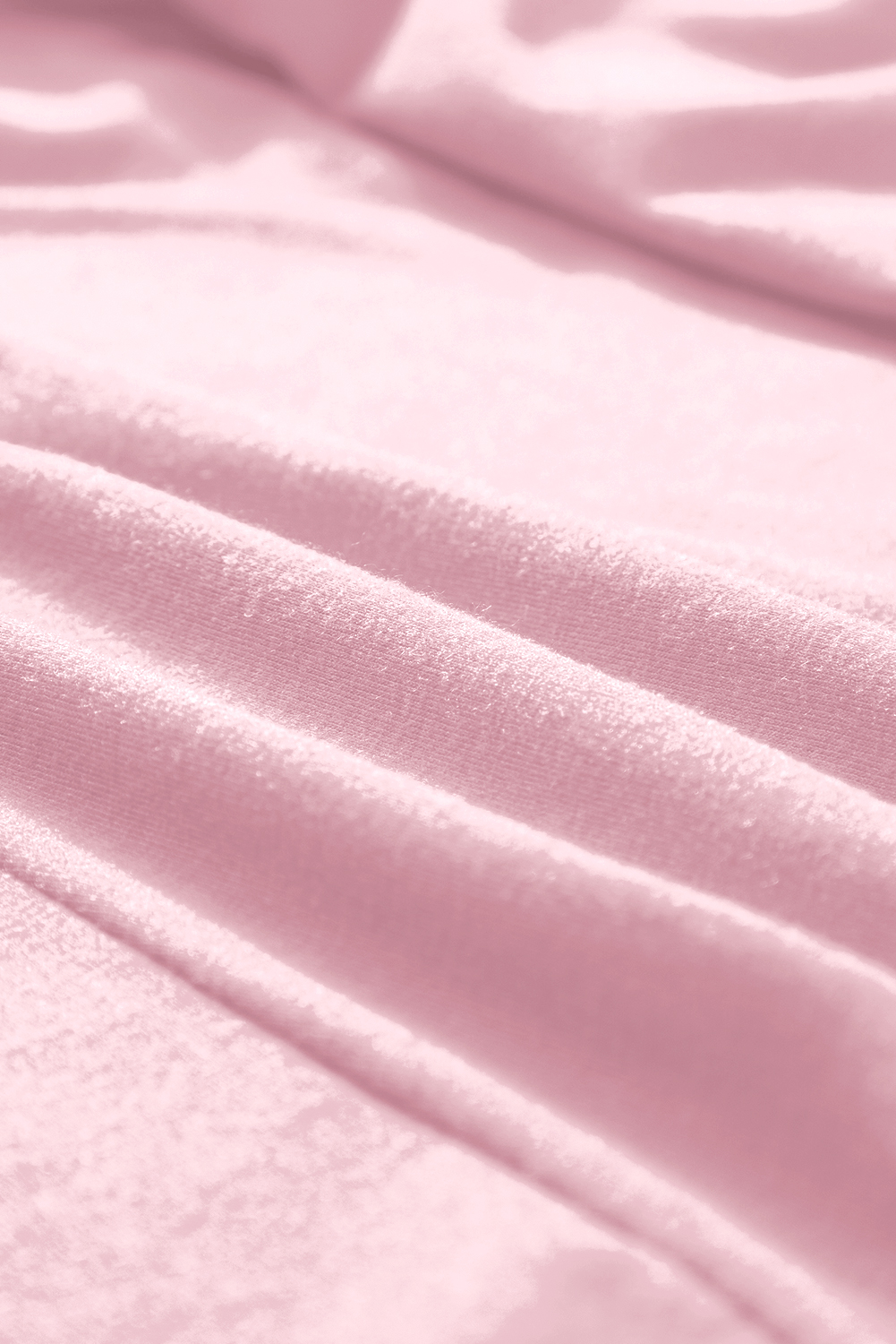 Plus Size Light Pink  Solid Color Lace Short Sleeve Pleated Swing Dress