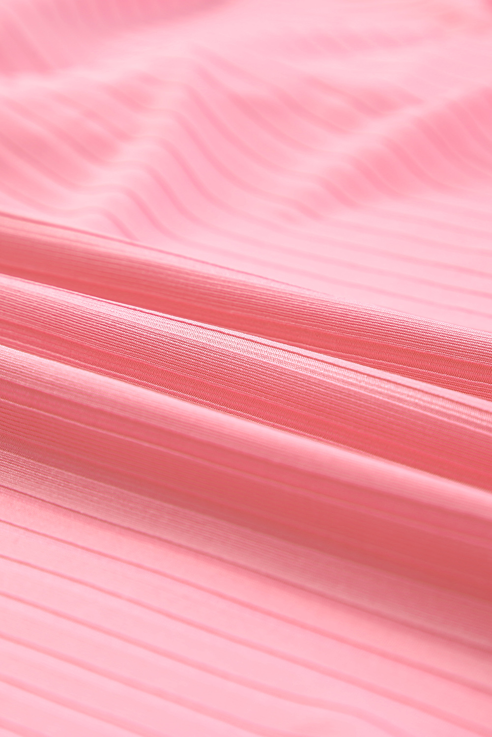 Plus Size Pink Pink Pink Shimmer Ribbed Texture  Cardigan