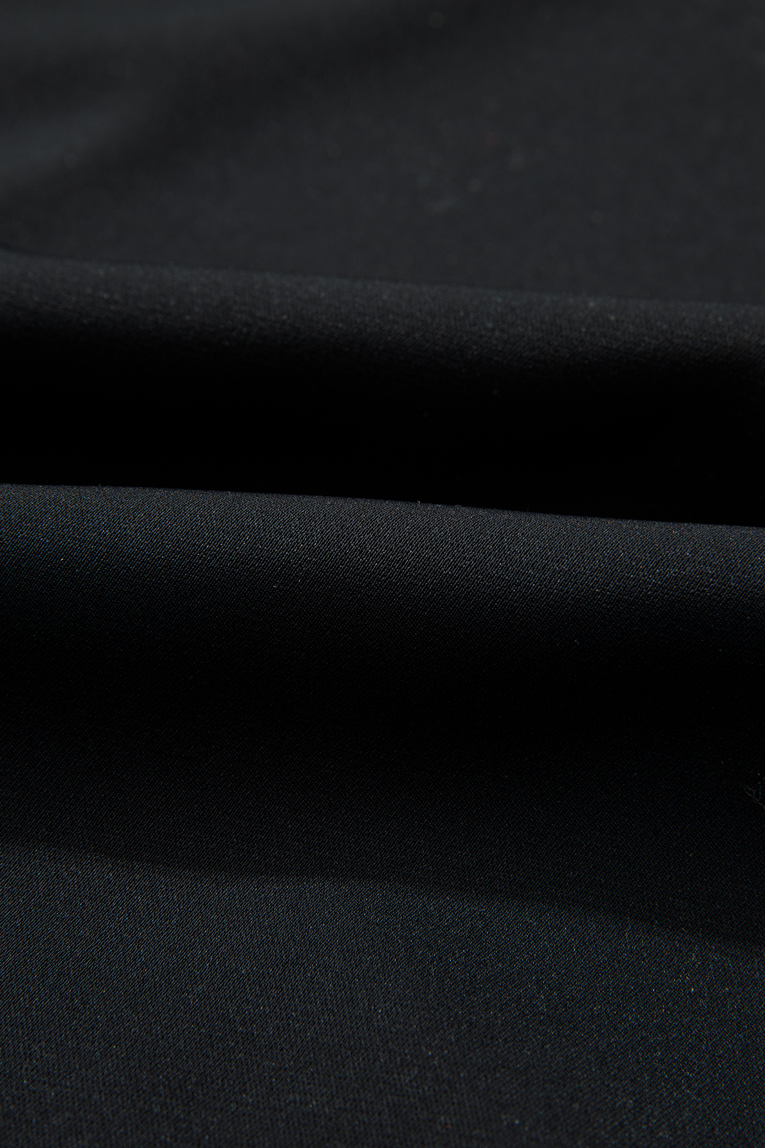 Plus Size Black  Leopard Patchwork V Neck 3/4 Sleeve Ruffle Hem Mini Dress