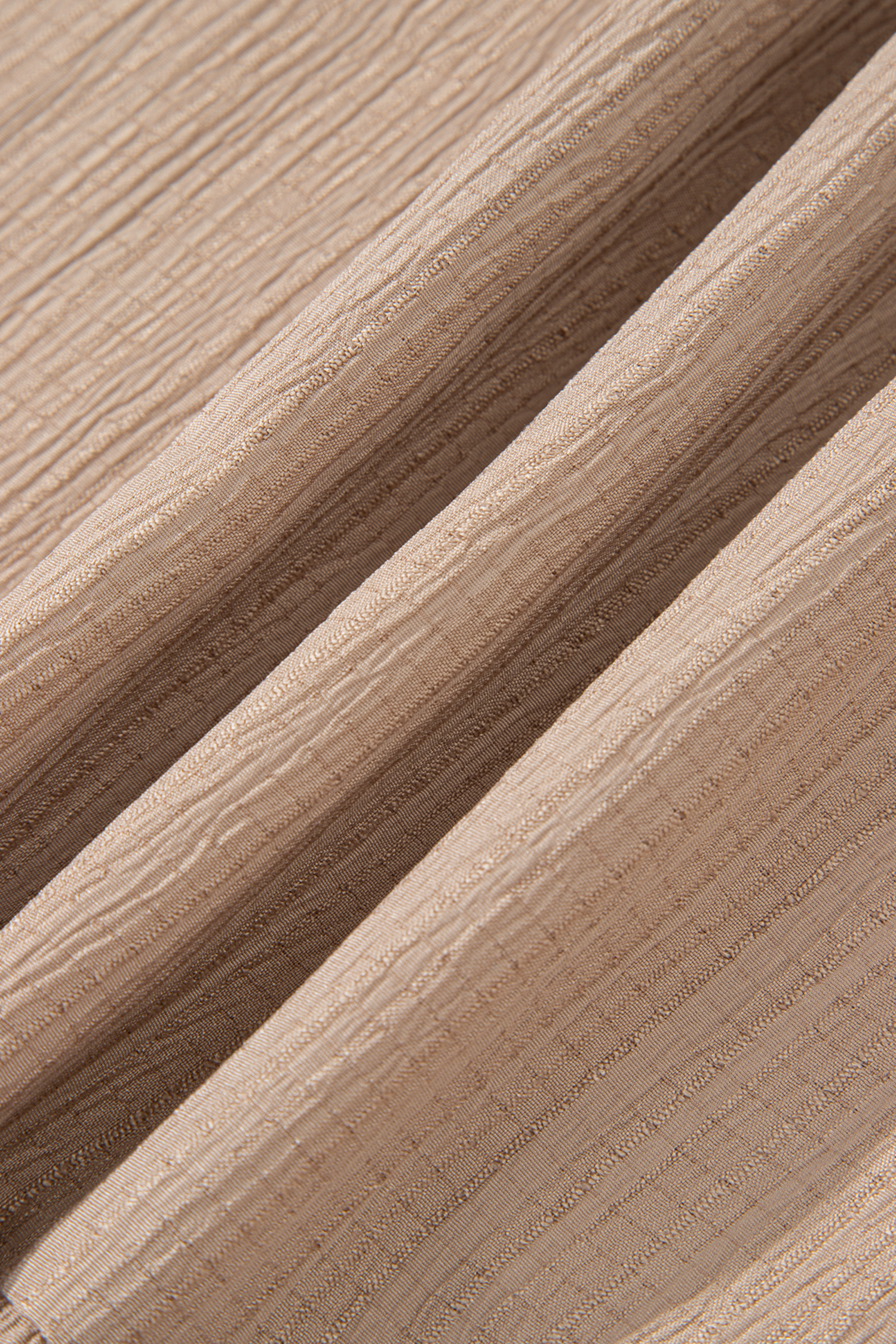 Plus Size Dark Khaki  Textured Ruffled Short Sleeve Dress