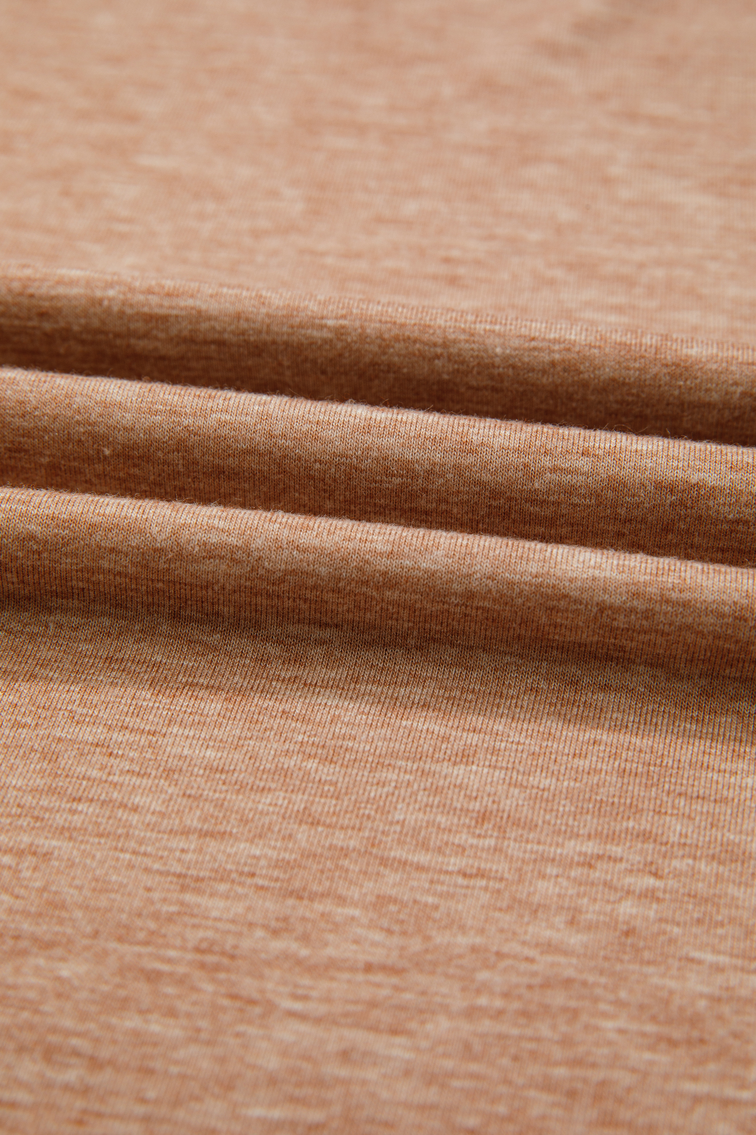 Plus Size Chestnut Animal Color Block Patchwork  Tee