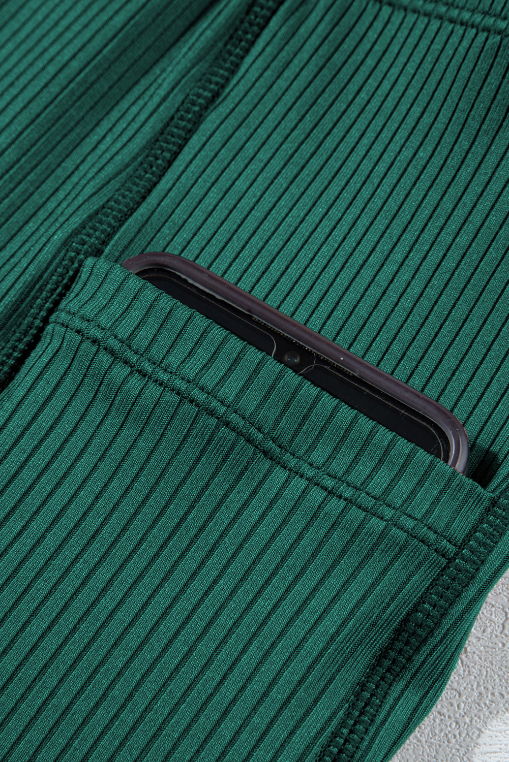 Plus Size Skobeloff  Ribbed Contrast Trim Adjustable Straps 2pcs Swimsuit