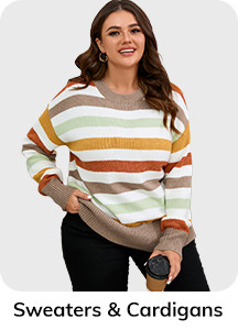 Plus Size Sweaters & Cardigans Wholesale