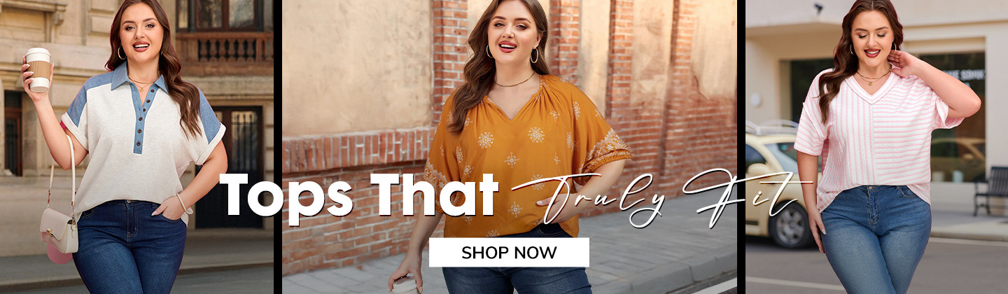 Wholesale Plus Size Tops & Tees