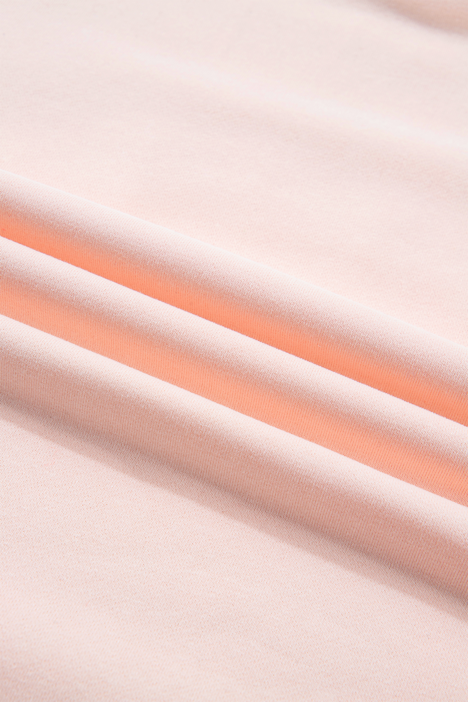 Plus Size Light Pink BLESSED Embroidered Trim Patch Graphic  Mock Neck Sweatshirt