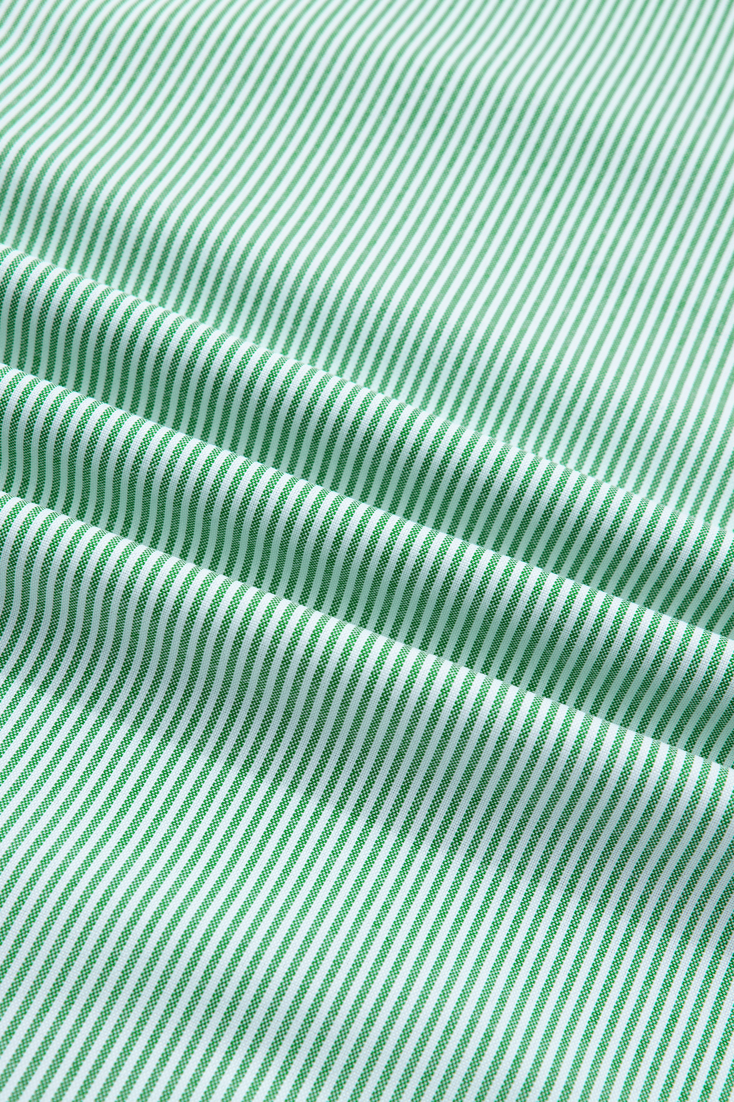 Plus Size Mint Green  Striped Print Collar V Neck Short Sleeve Blouse