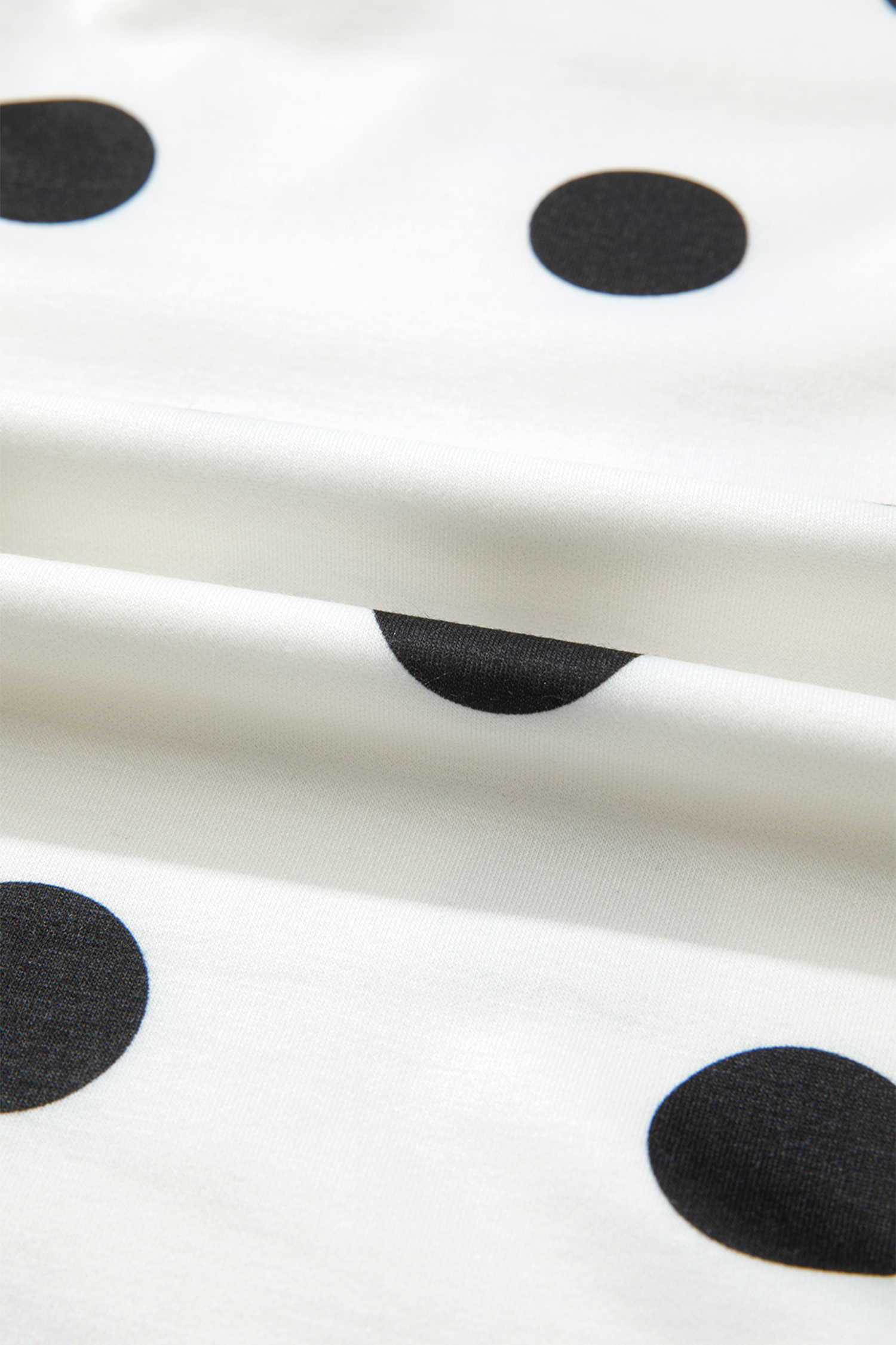 Plus Size White  Polka Dot Printed Tank Split Skort 2pcs Outfit