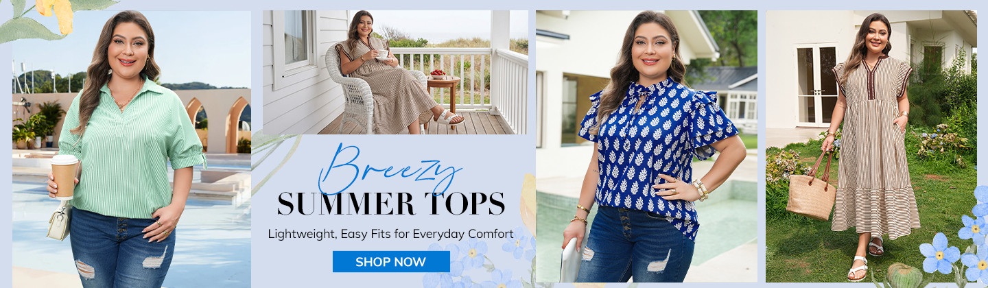 Wholesale Plus Size Tops & Tees