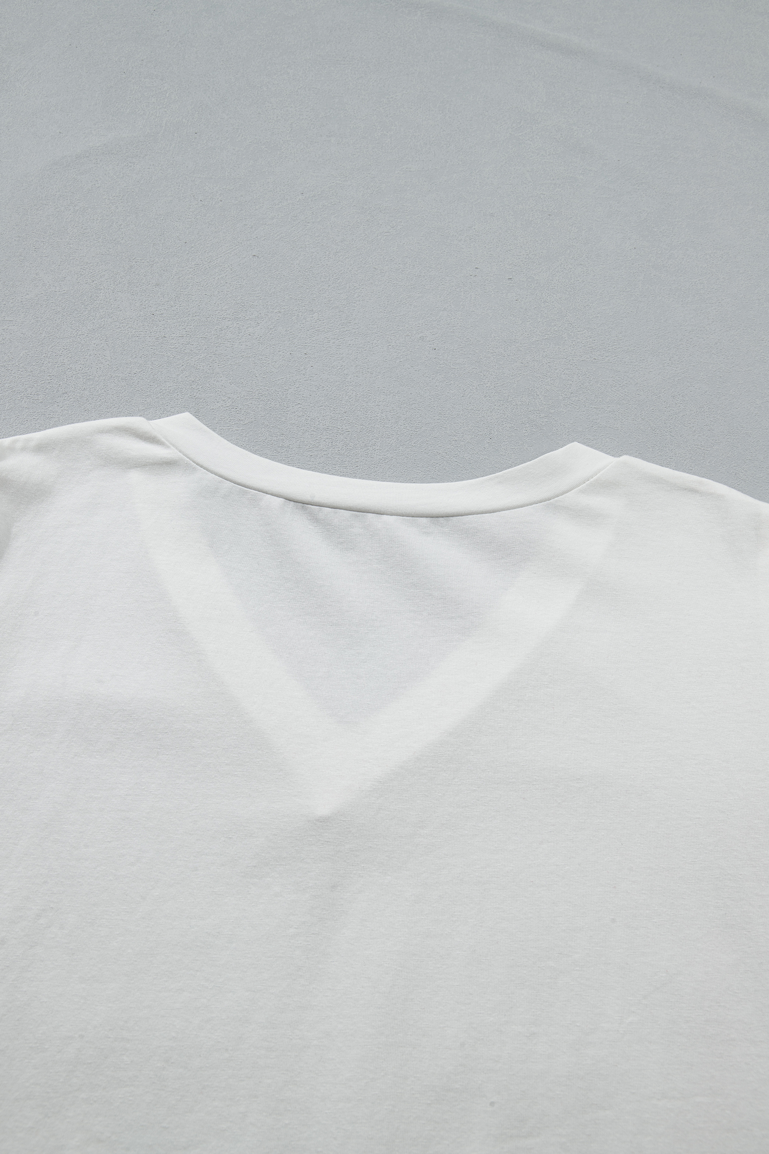 Plus Size White Eyelet Crochet Splicing Short Sleeve  Tee