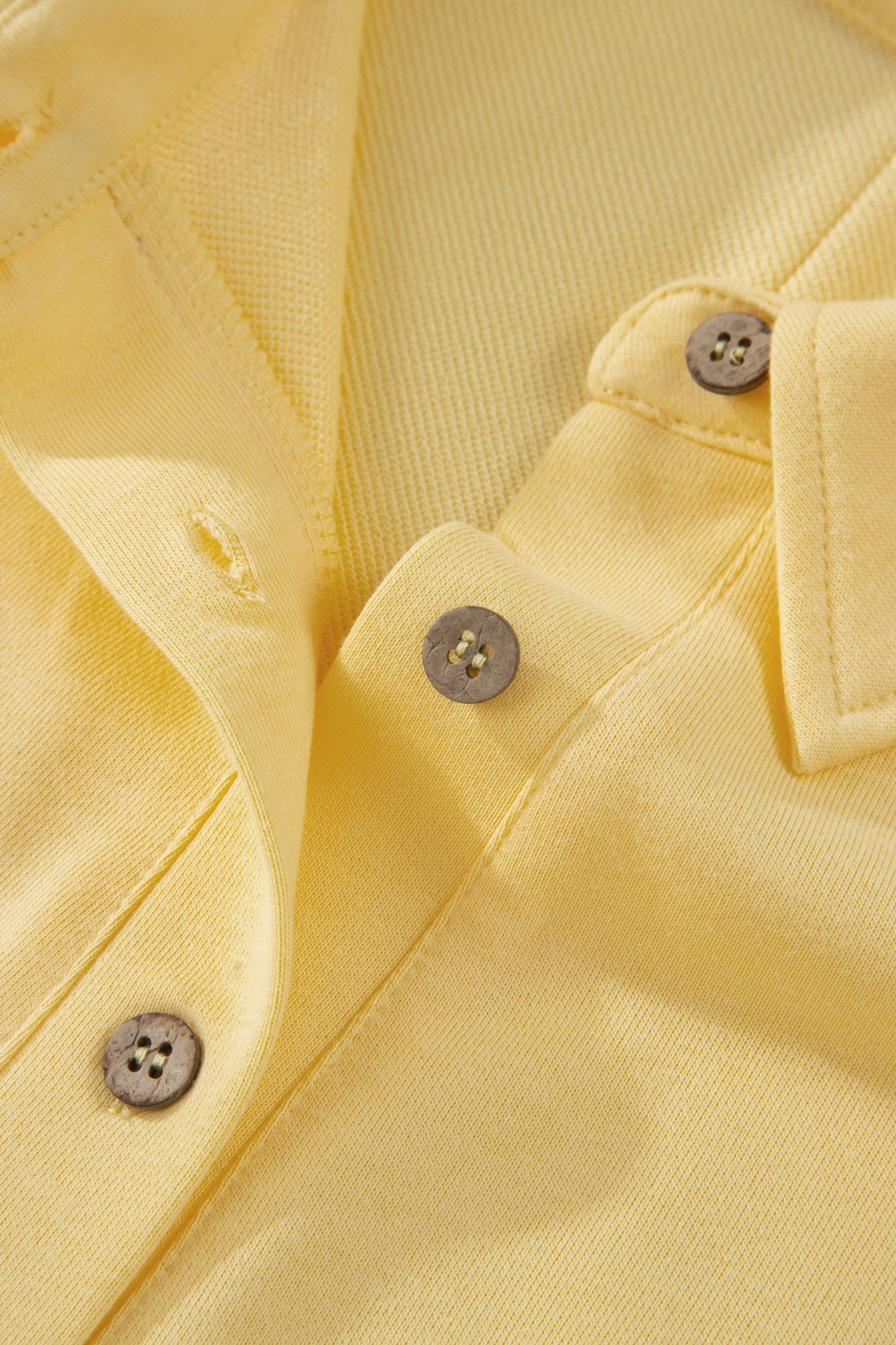 Plus Size Yellow Cream Solid Color Polo Tee Elastic Waist Shorts  Outfit
