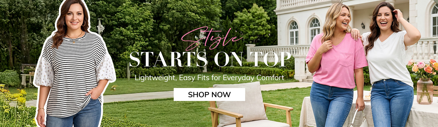 Wholesale Plus Size Tops & Tees
