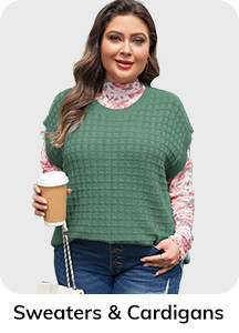 Plus Size Sweaters & Cardigans Wholesale